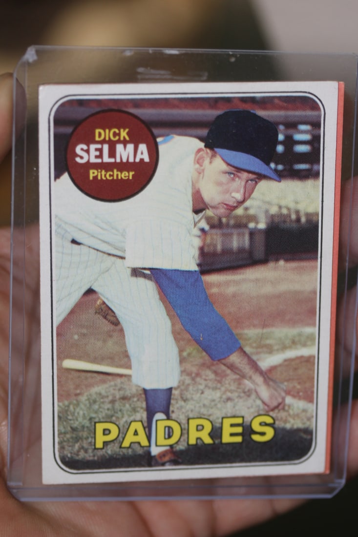 Claude Osteen and Dick Selm Baseball Cards: lot ot two