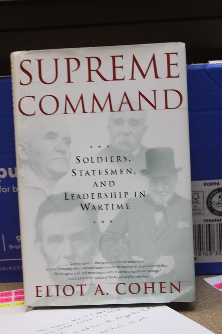 Hardcover Book: Supreme Command: with dust jacket 