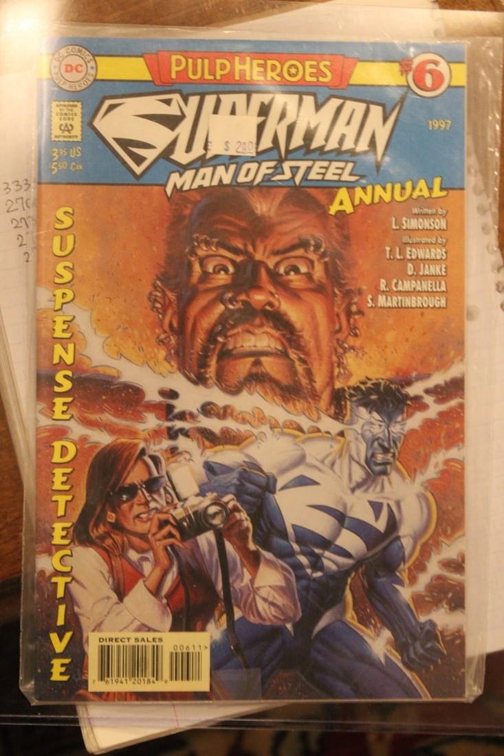 Pulp Heroes Comic: as shown on photos