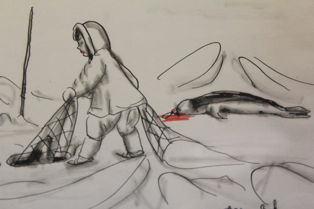 Robert Mayokok Print or Ink Drawing - 3