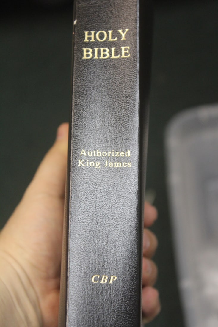 Softcover Holy Bible: as shown