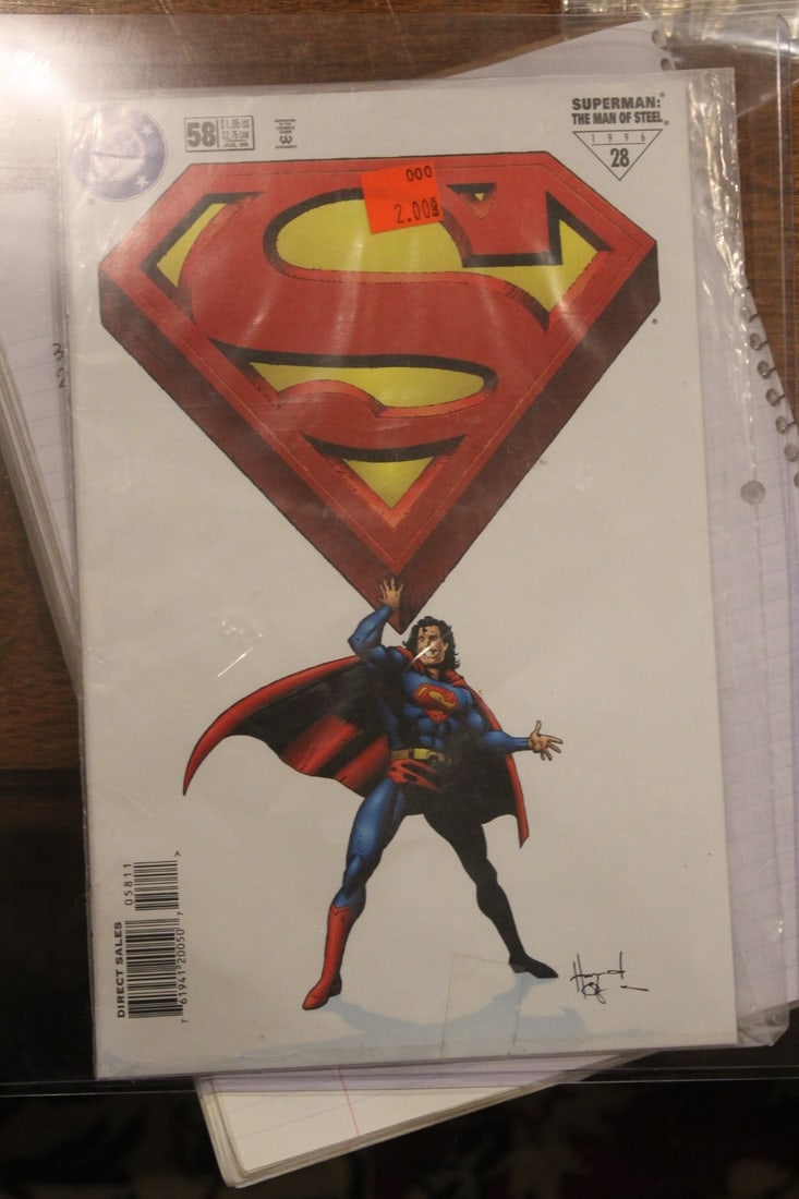 Superman Comic: as shown on photos