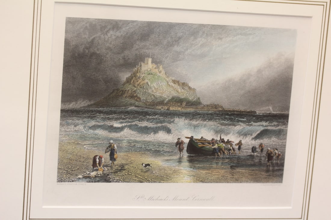 Antique Steel Engraving: unframed 