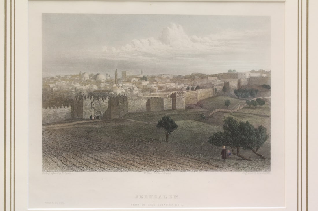 Antique Steel Engraving: unframed