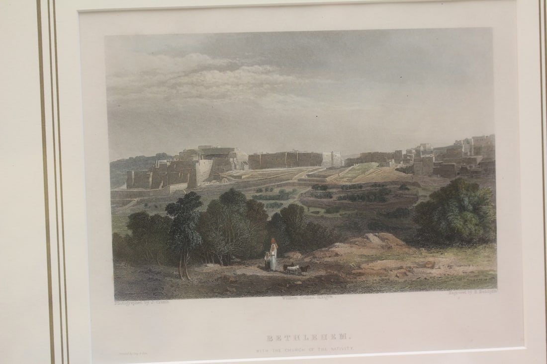 Antique Steel Engraving: unframed 