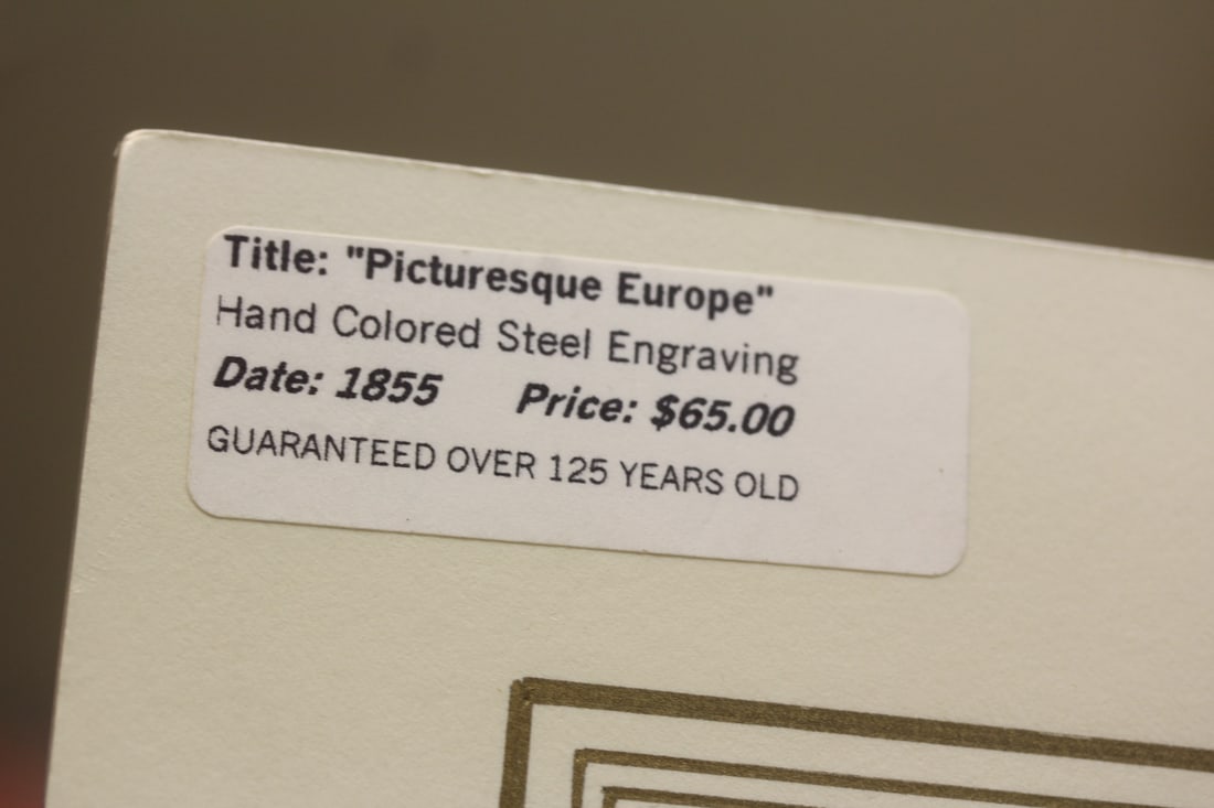 Antique Steel Engraving - 8