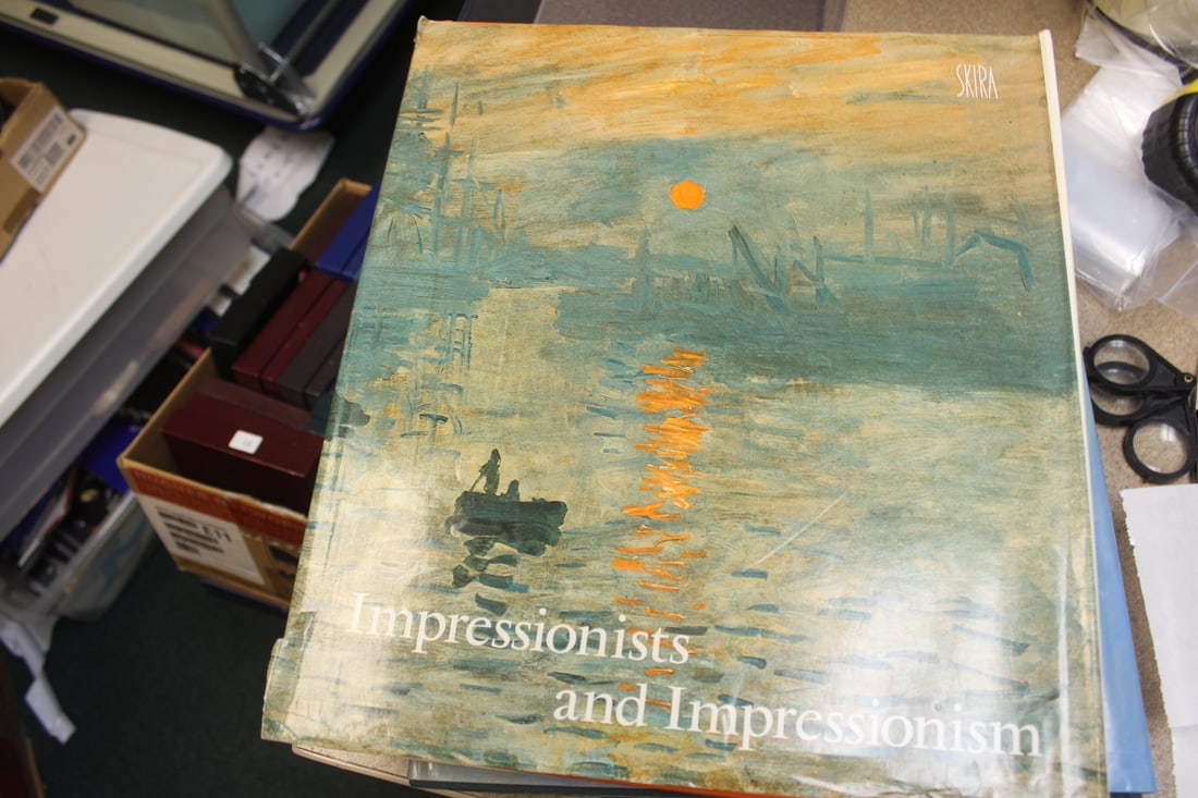 Hardcover Book: Impressionist and Impressionism: large book 