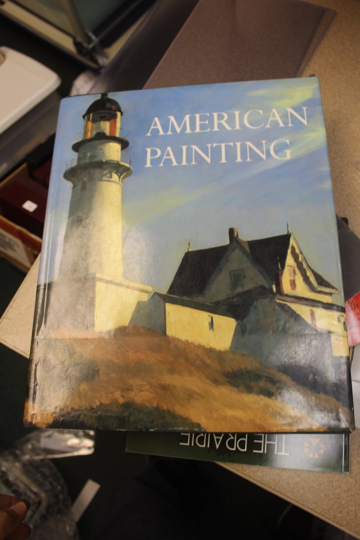 Large Hardcover Book on American Painting: as shown 