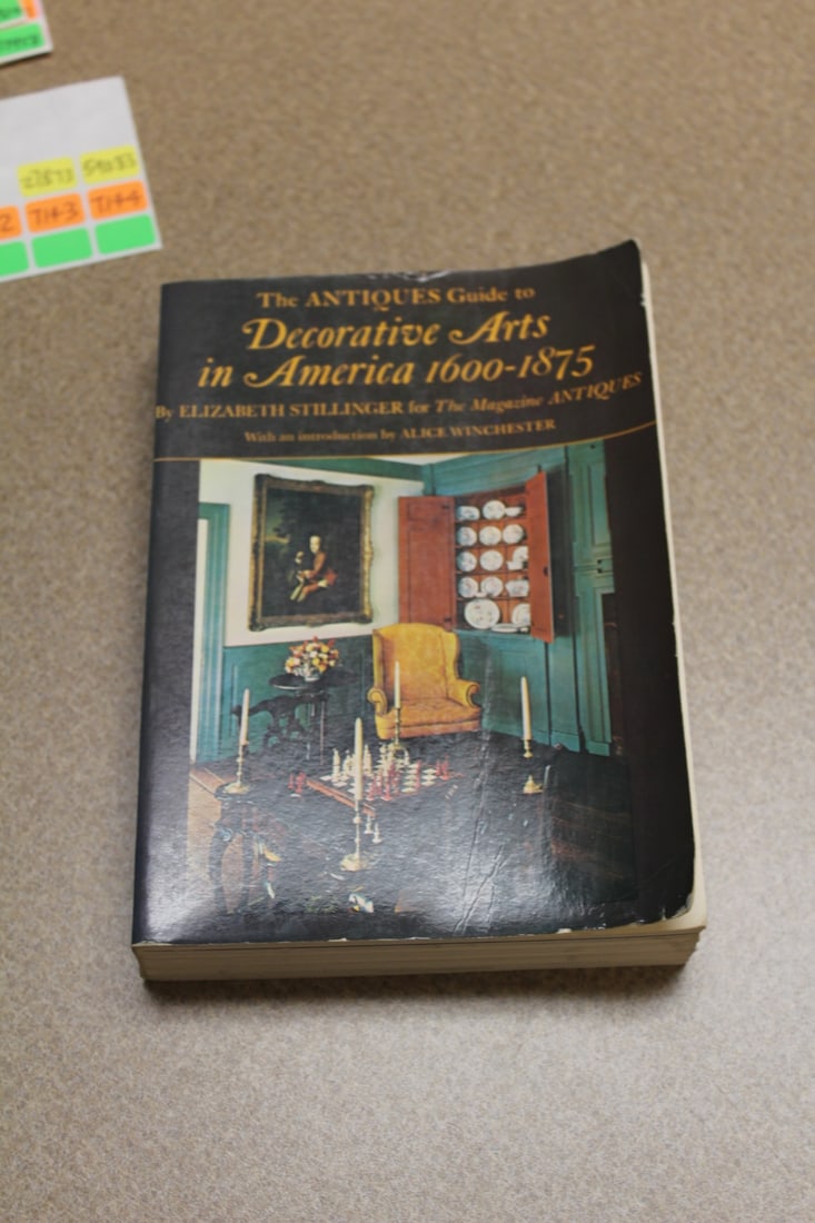 Softcover Book: Decorative Arts in America: 1600 - 1875 - as shown 