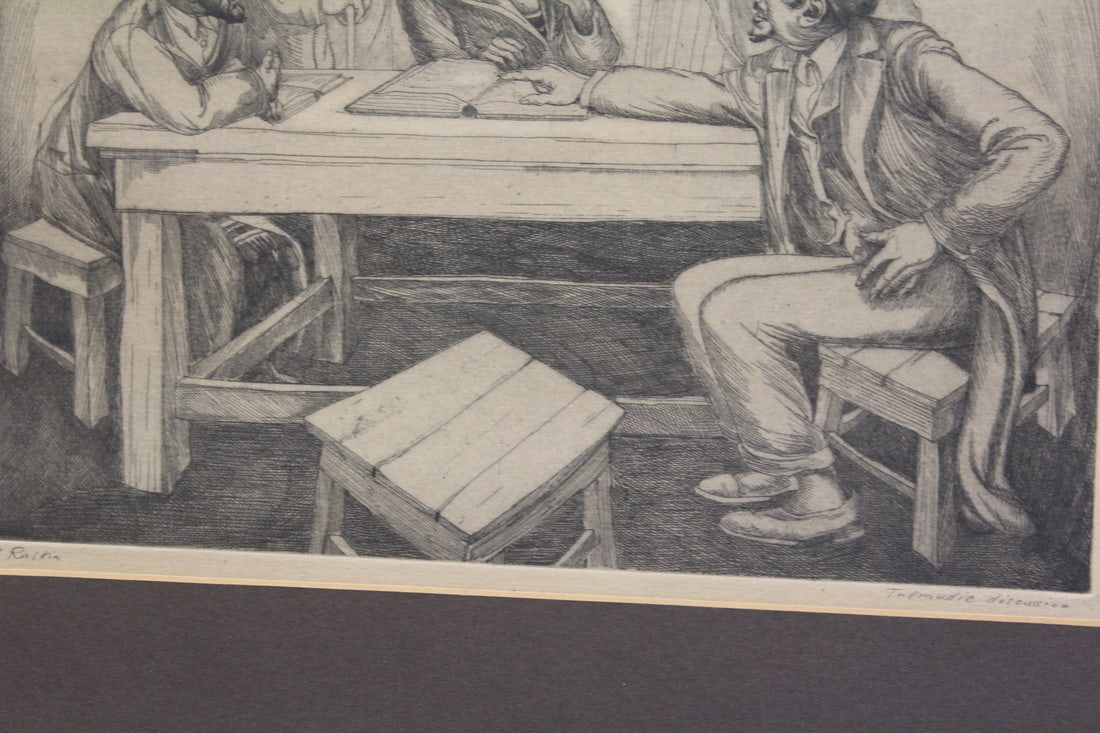 Signed Saul Raskin Etching - 3