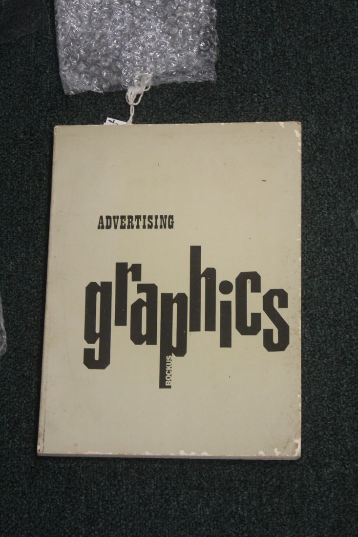 Softcover Book: Advertising Graphics: as shown 