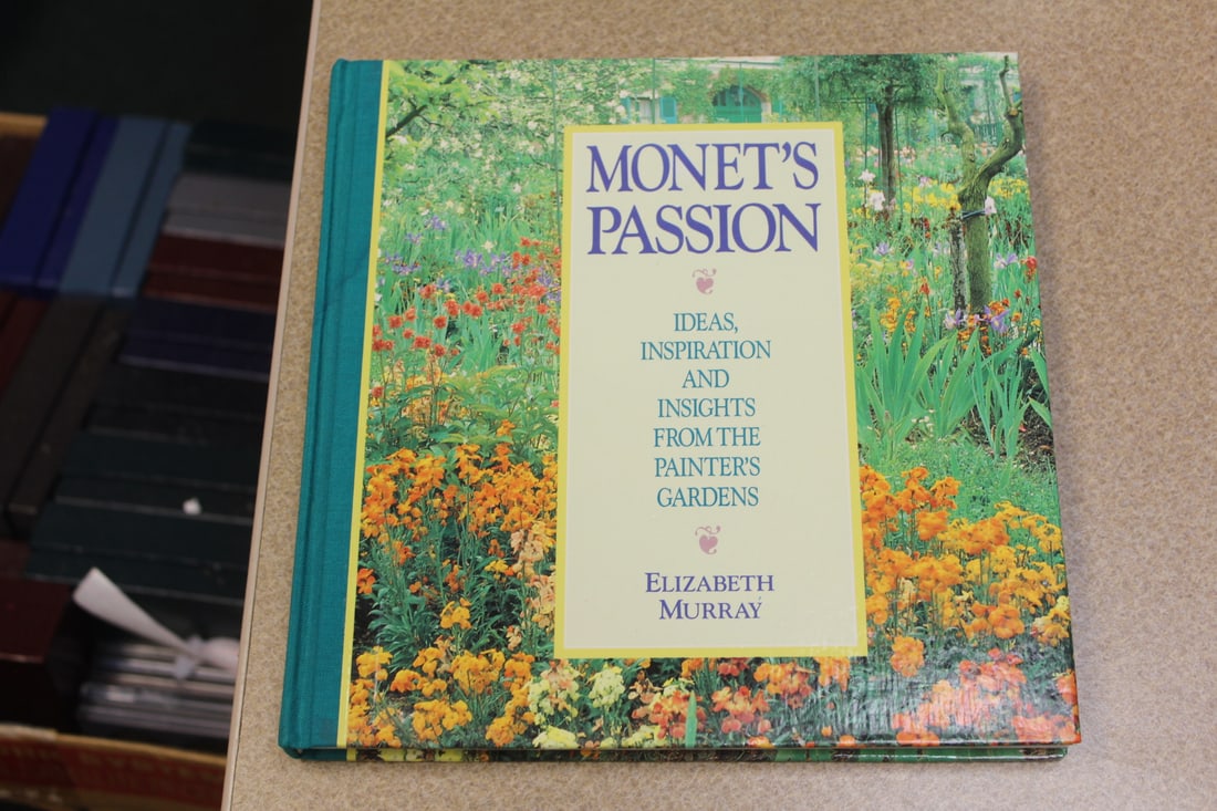 Hardcover Book: Monet's Passion: as shown 