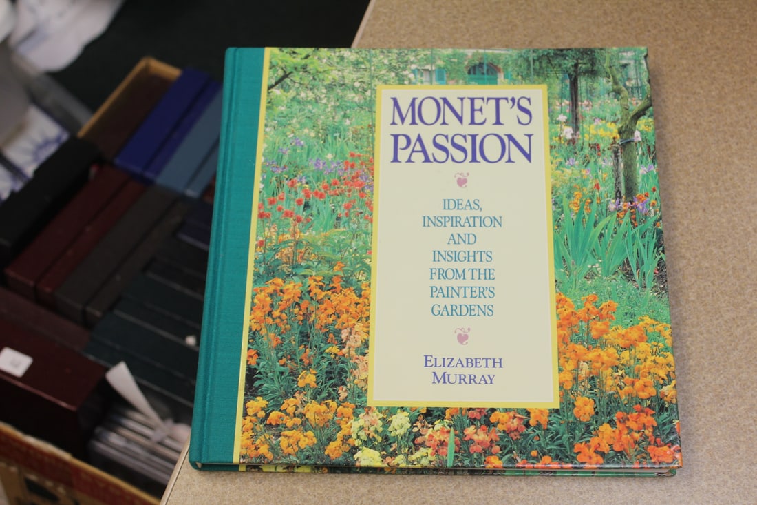 Hardcover Book: Monet's Passion: as shown 