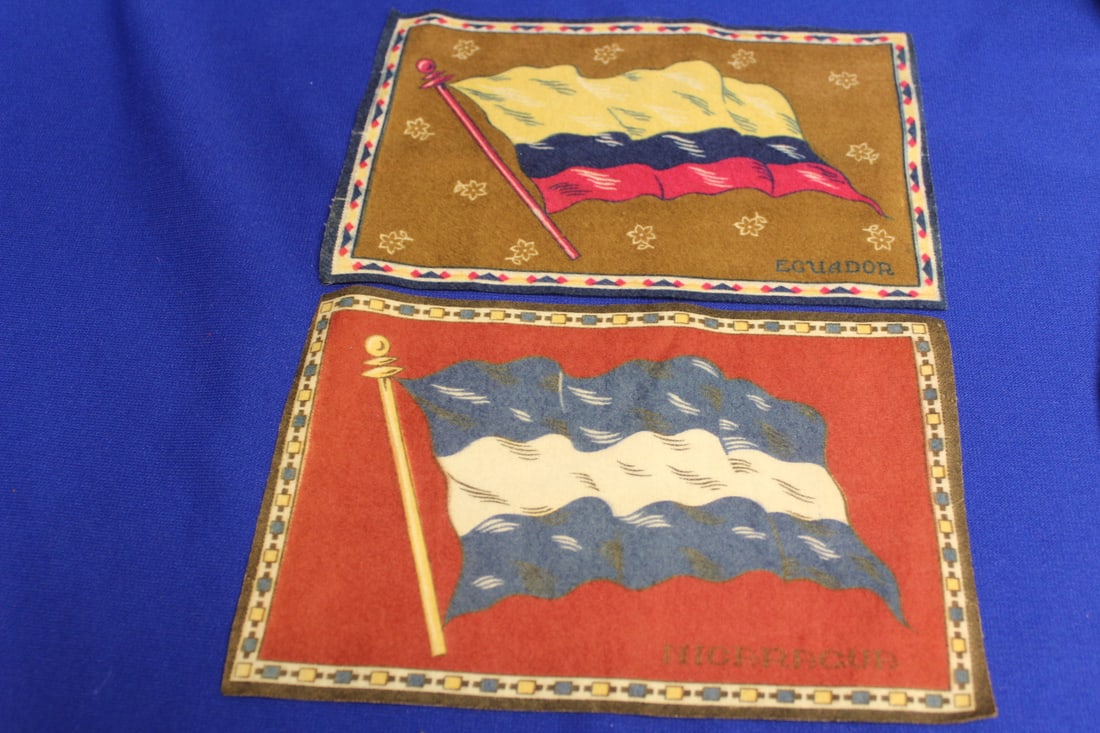 Lot of 2 Vintage Tobacco Flags (1 of 2)