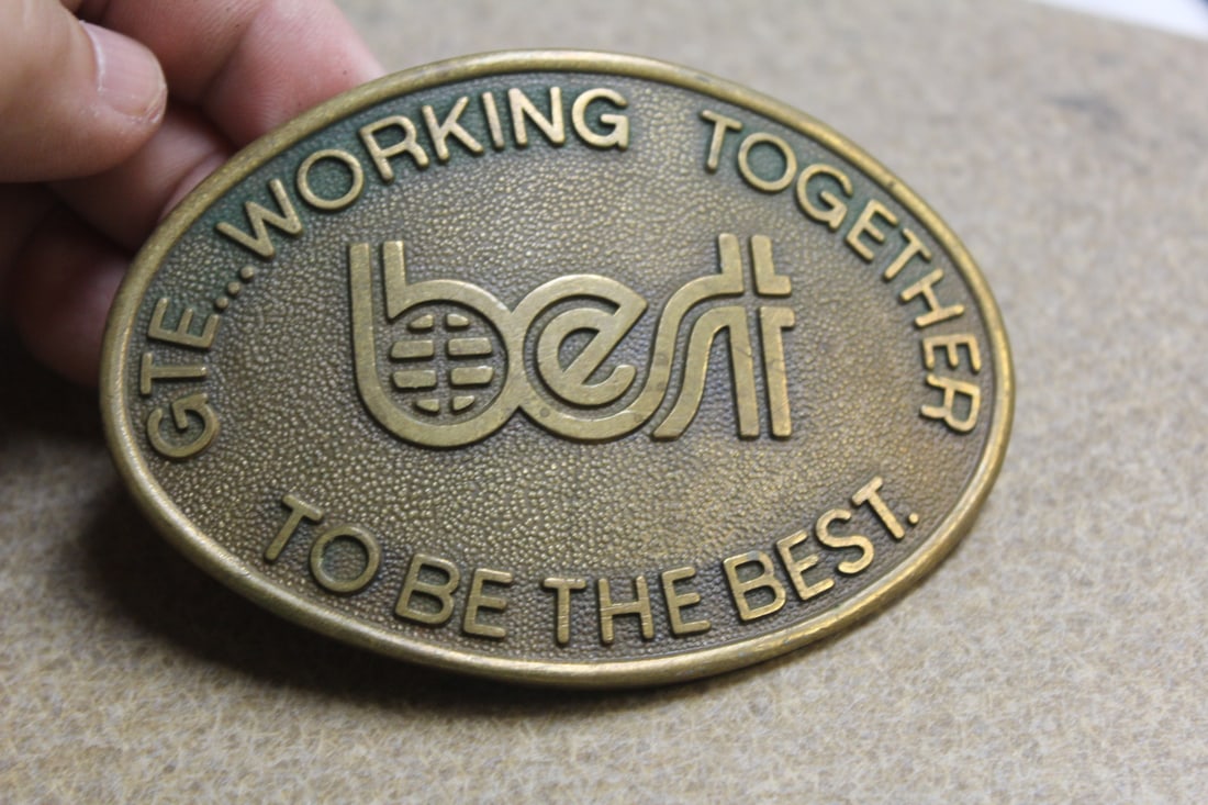 Vintage GTE Belt Buckle: as shown