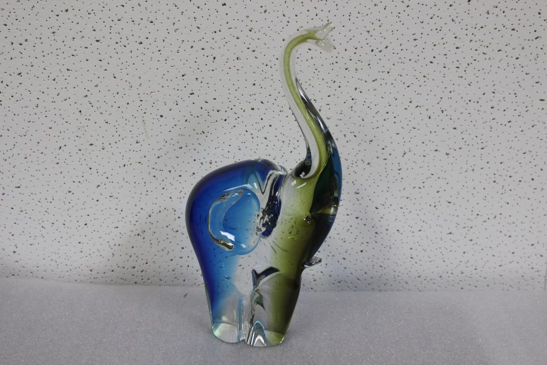 A Chalet Canada Elephant: Signed - 10 1/2" tall