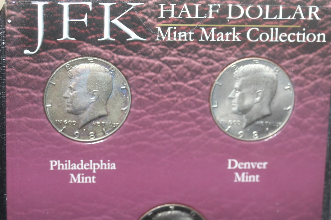 JFK Half Dollar Mint Mark Collection - 2