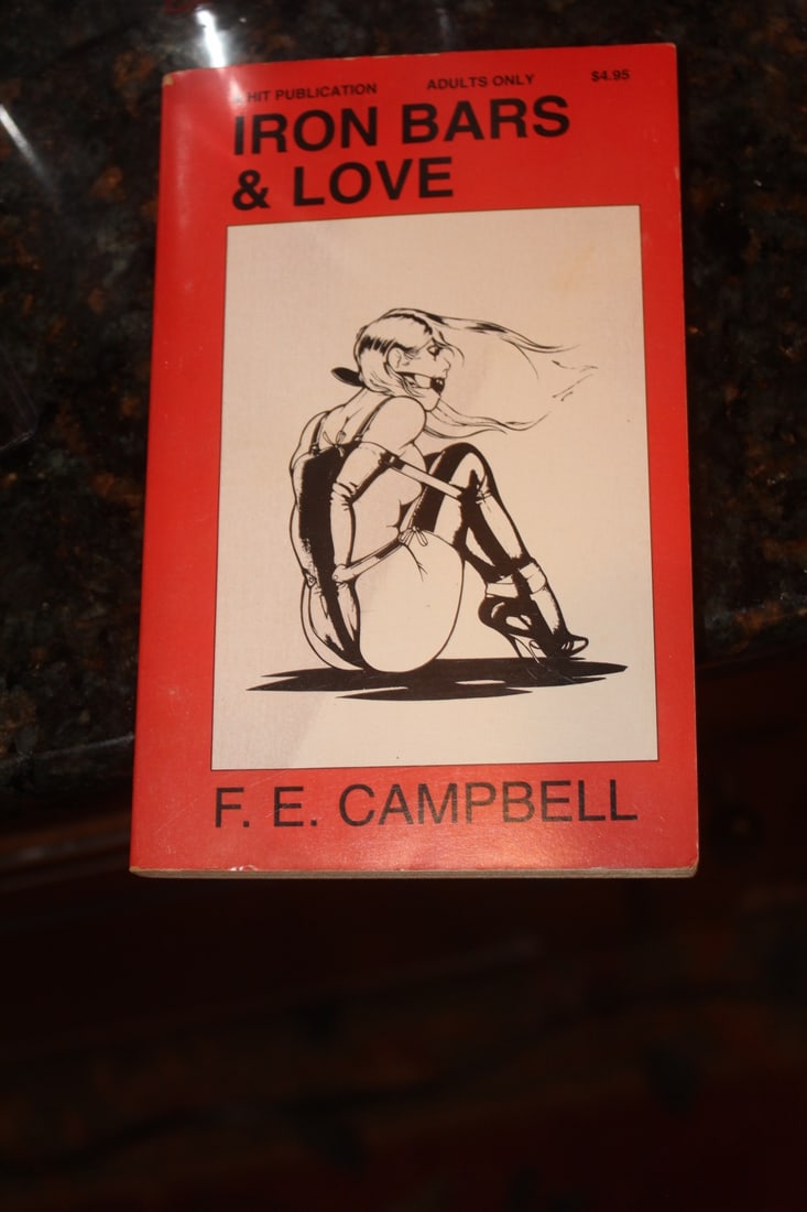 Paperback: Iron Bars and Love: adults only - considered rare - nice condition