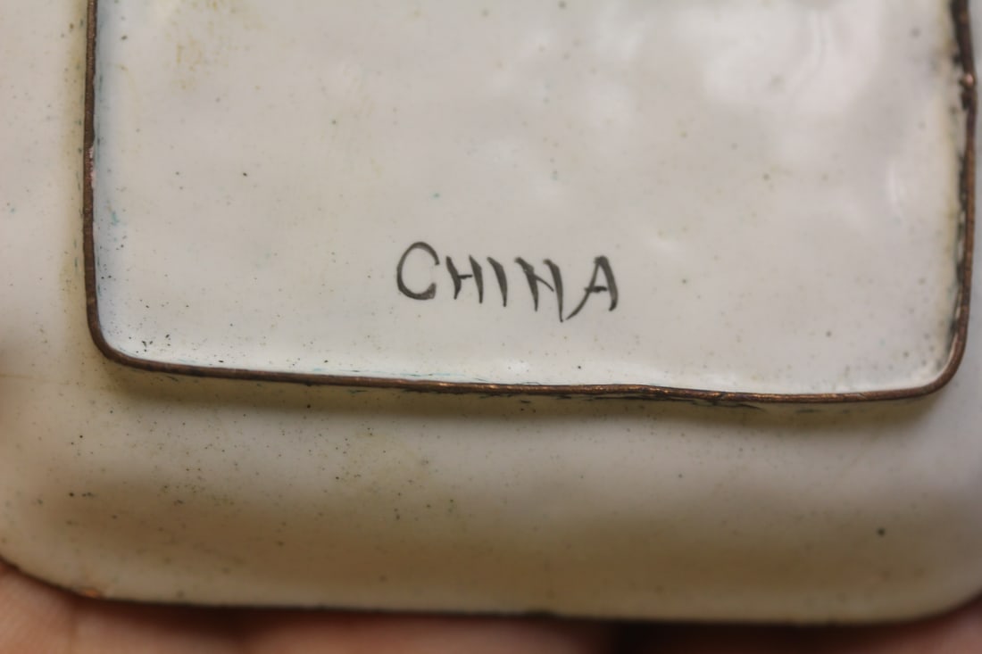 Antique Chinese Rectangular Small Dish - 3