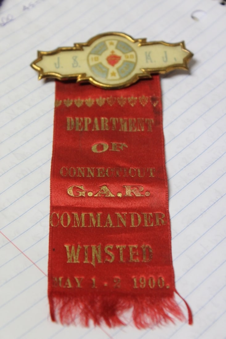 Department of Connecticut G.A.R. Badge: Late 19th/ early 20th century