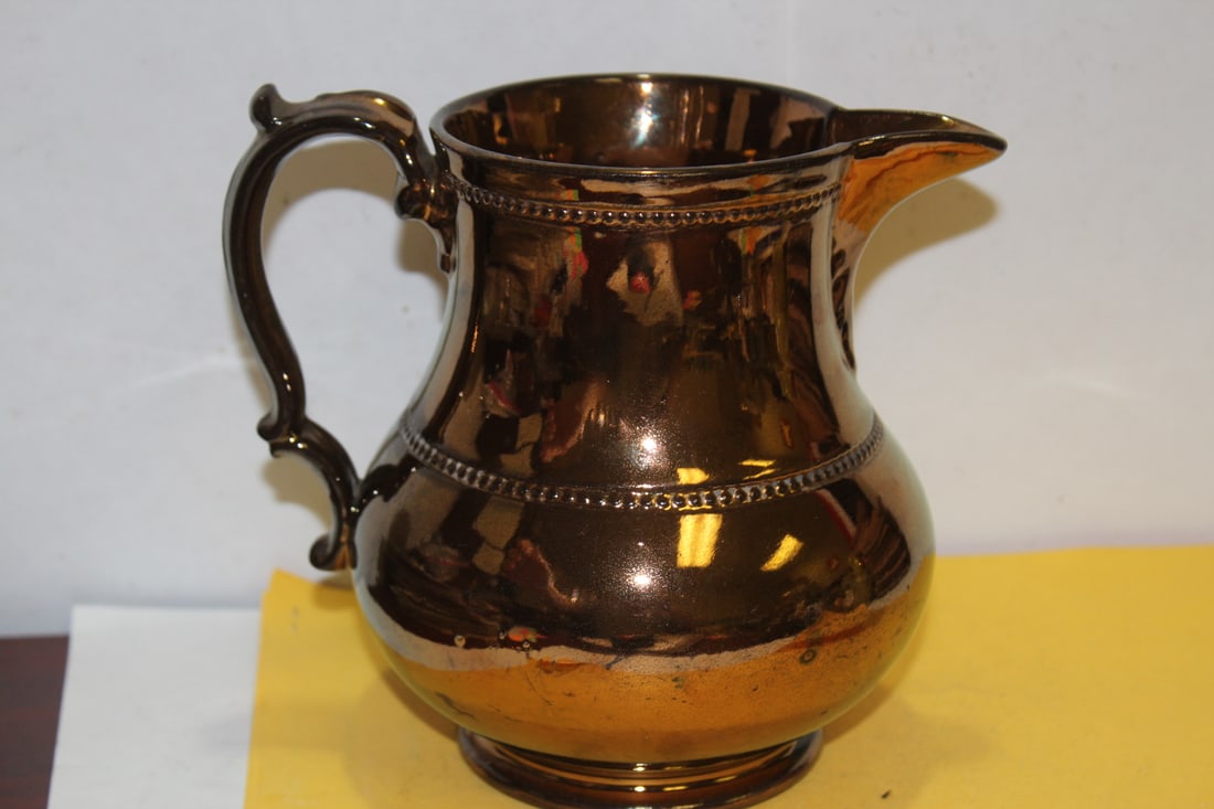 A Ceramic Lusterware Pitcher - 2