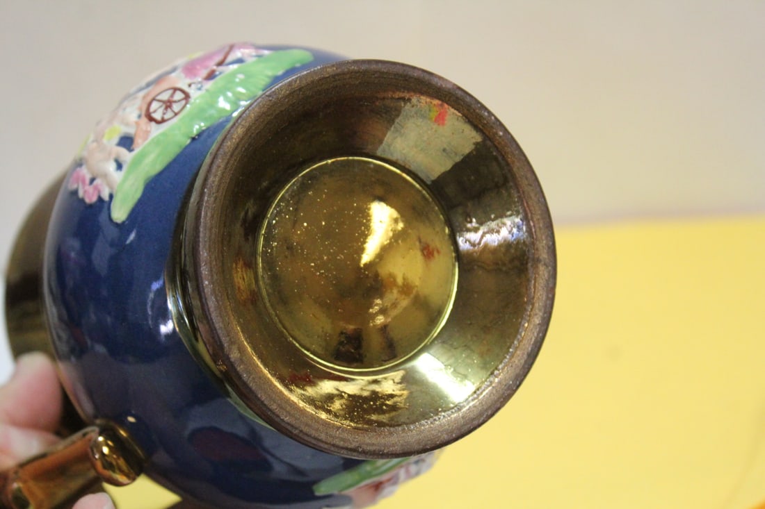 A Ceramic Lusterware Pitcher - 6