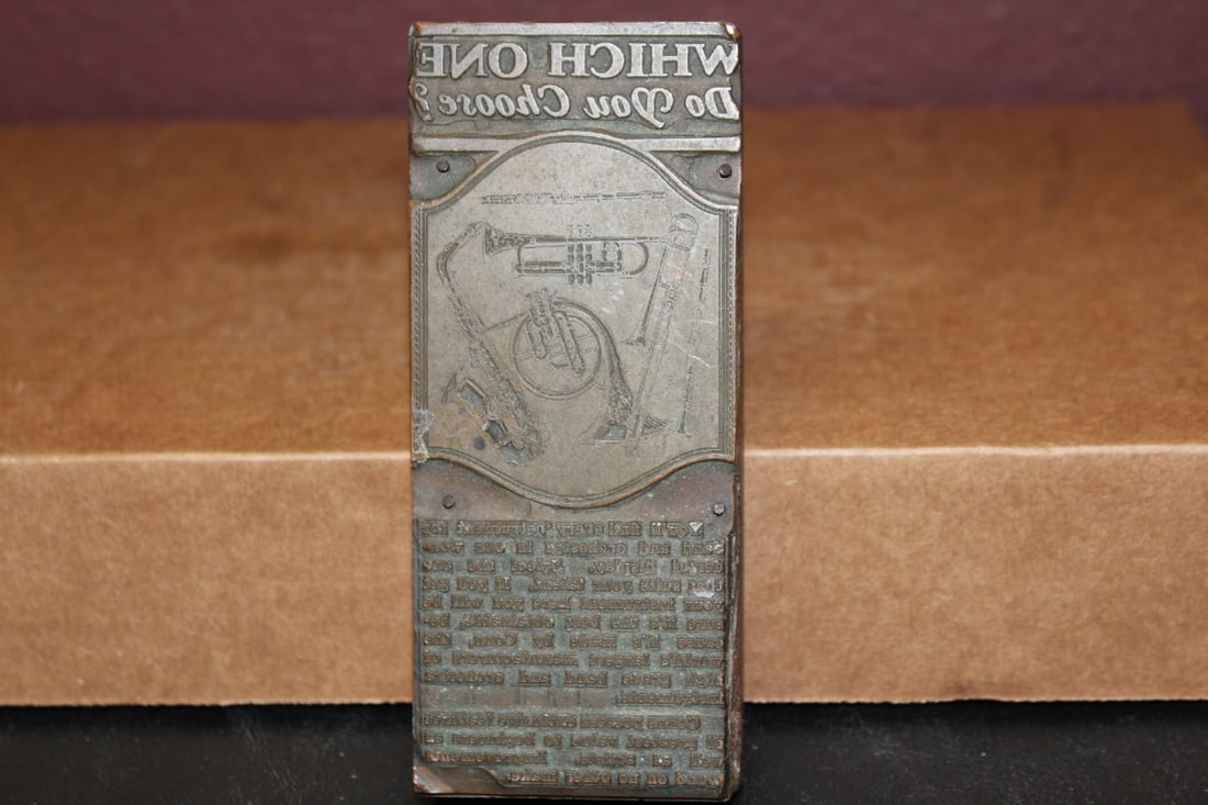 A Stamp or Mold: 5 1/8" x 2 1/8"