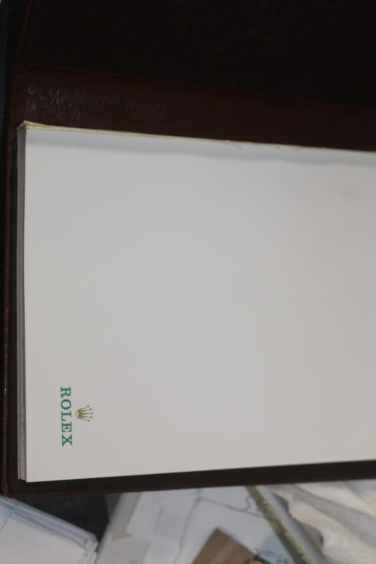 Leather Rolex Notebook - 3