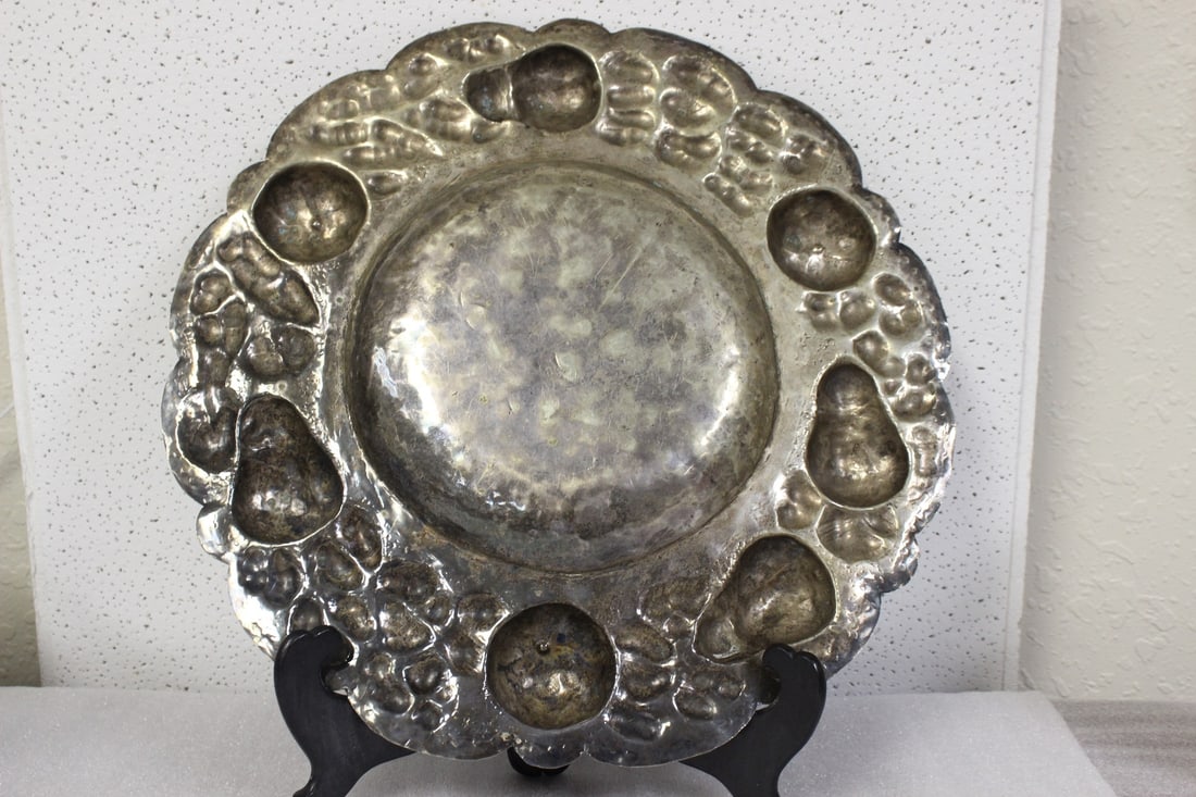 A Hand Hammered Tray - 4