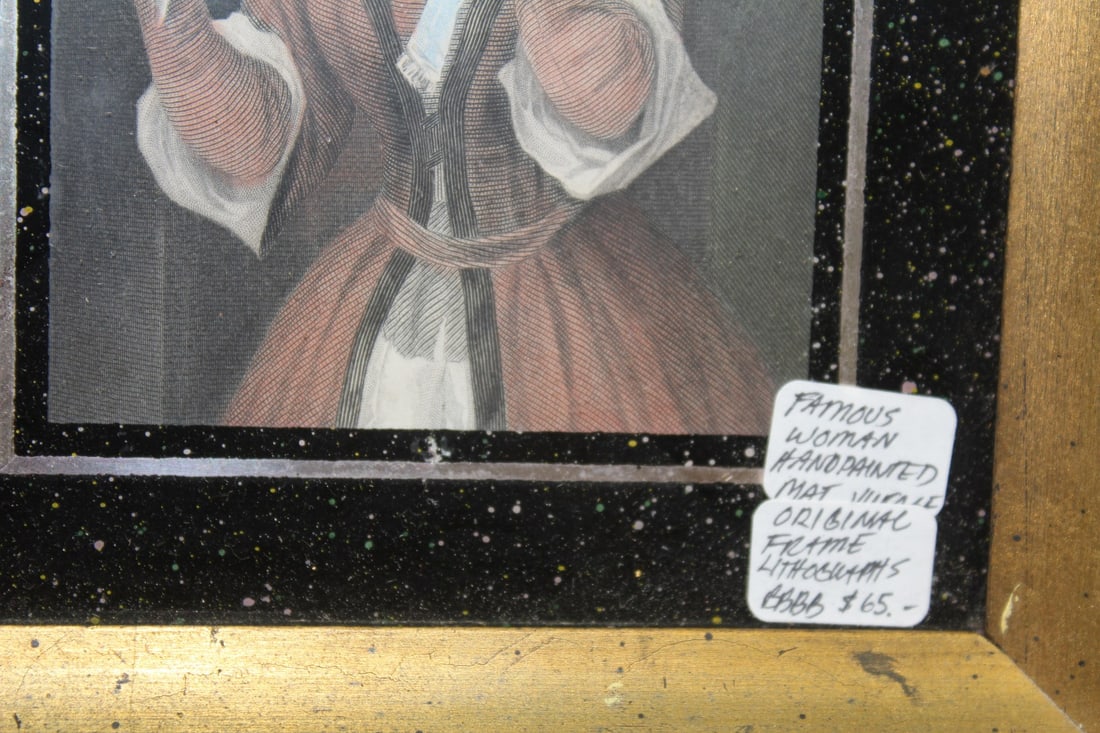 A Framed Antique Lithograph - 4