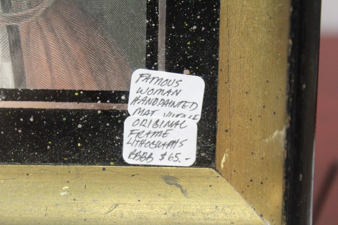 A Framed Antique Lithograph - 5