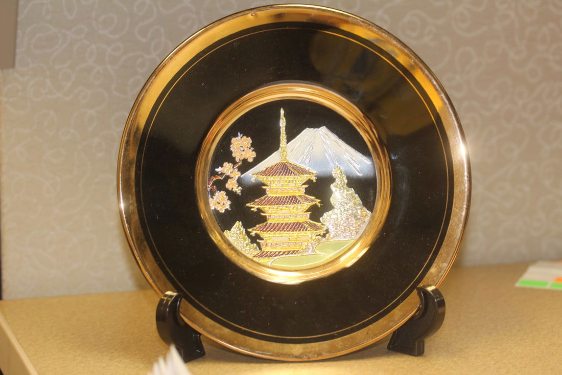 Chokin Plate: 7 3/4" in diameter - most likely 19th century