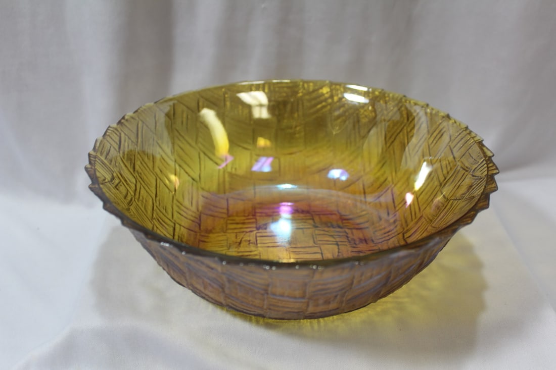 A Carnival Bowl: 9" in diameter