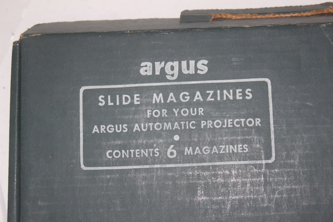 Argus Slide Magazine: box= 16" long