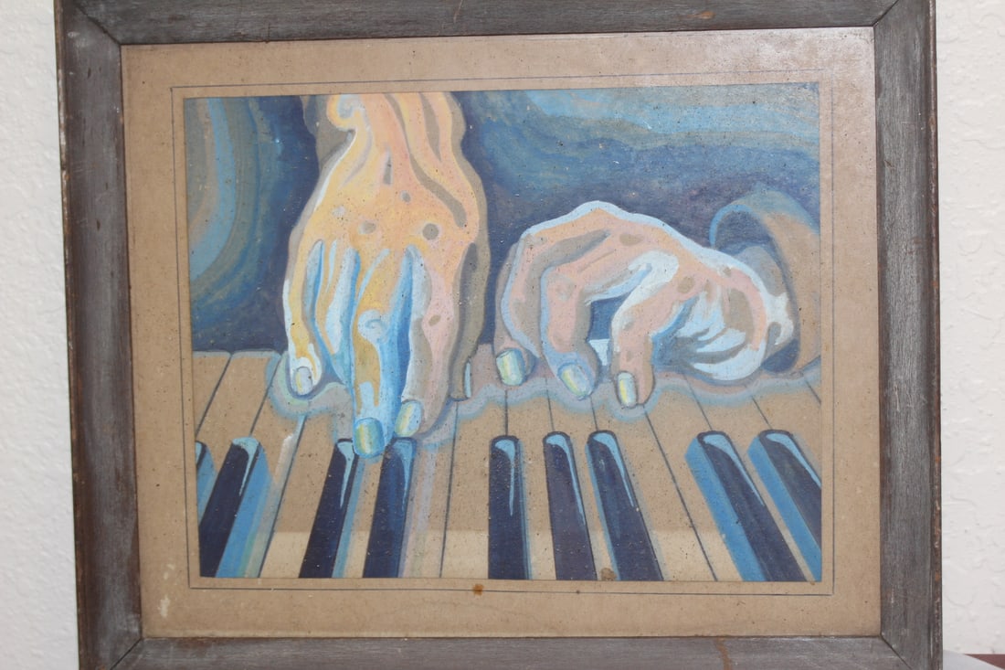 Unsigned Pastel on Board - 2