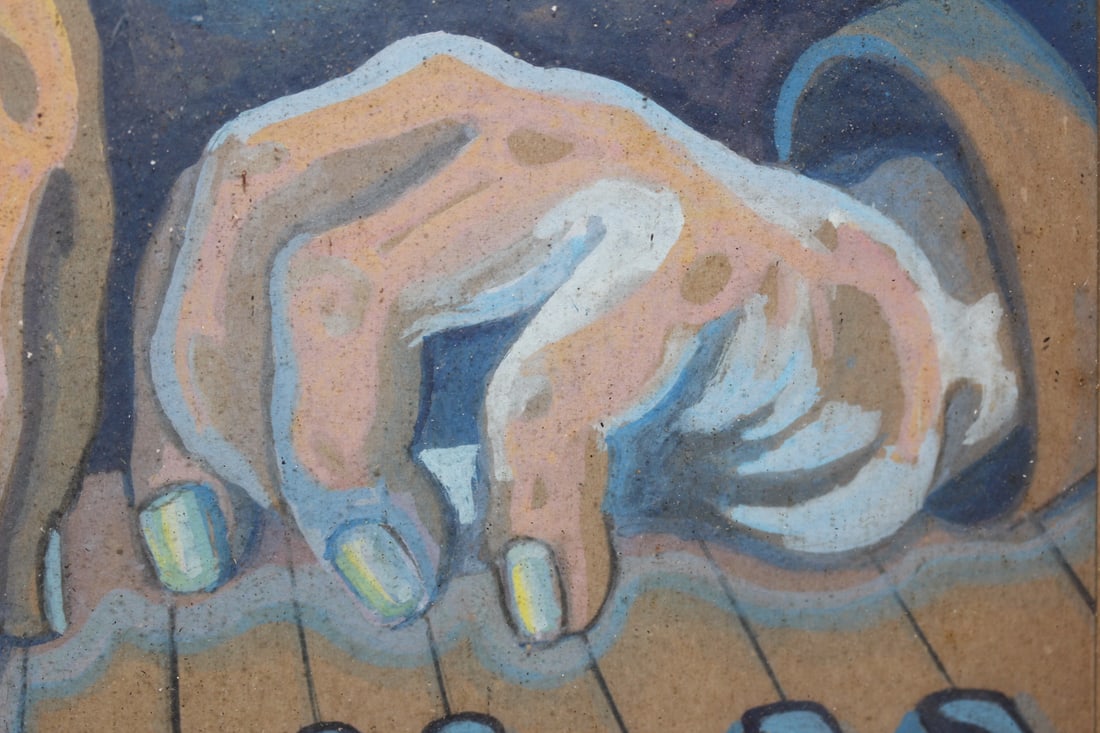 Unsigned Pastel on Board - 4