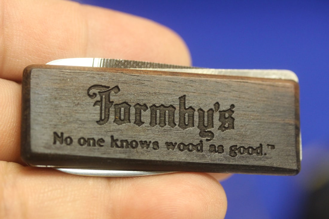 Advertising Utility Knife: 2 1/8" when folded