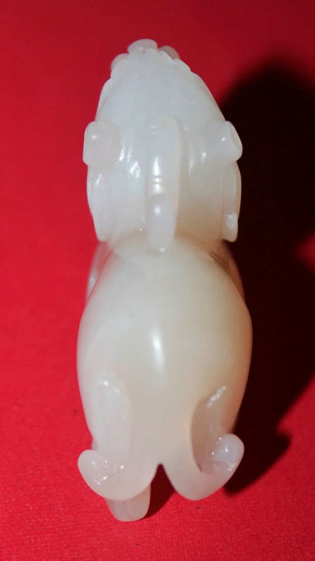 White Jade Foo Dog - 11