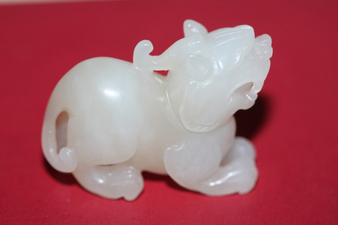 White Jade Foo Dog - 2