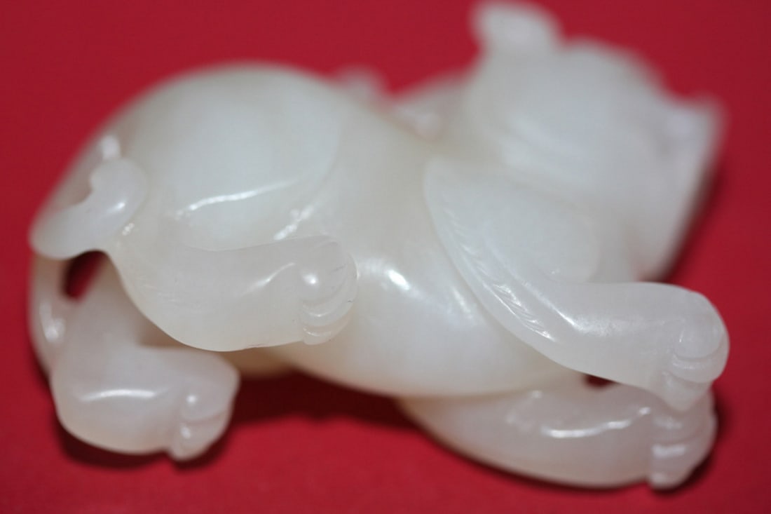 White Jade Foo Dog - 3