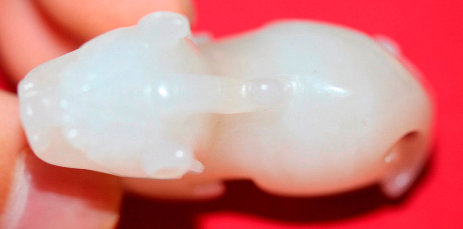 White Jade Foo Dog - 6