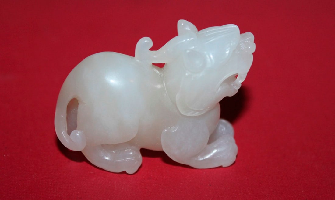 White Jade Foo Dog - 9