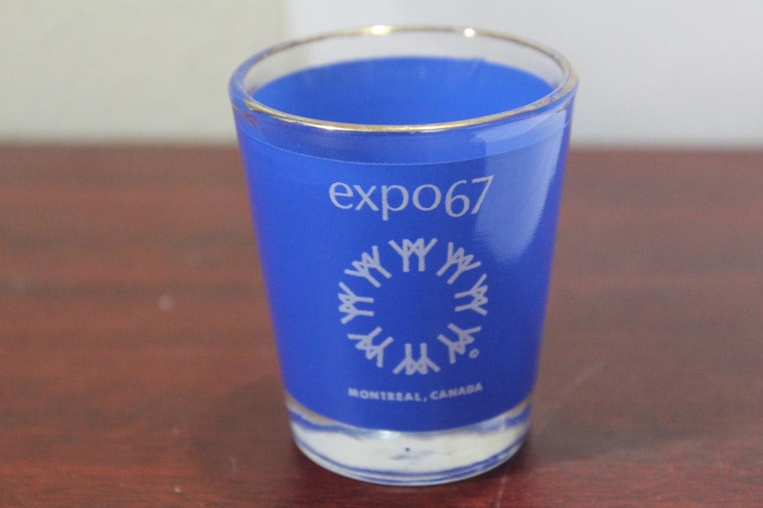 An "Expo 67" Shot Glass: as shown