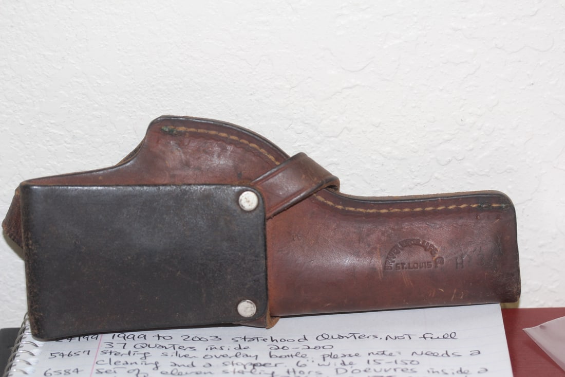 St. Louis Leather Holster: 8 1/2" long
