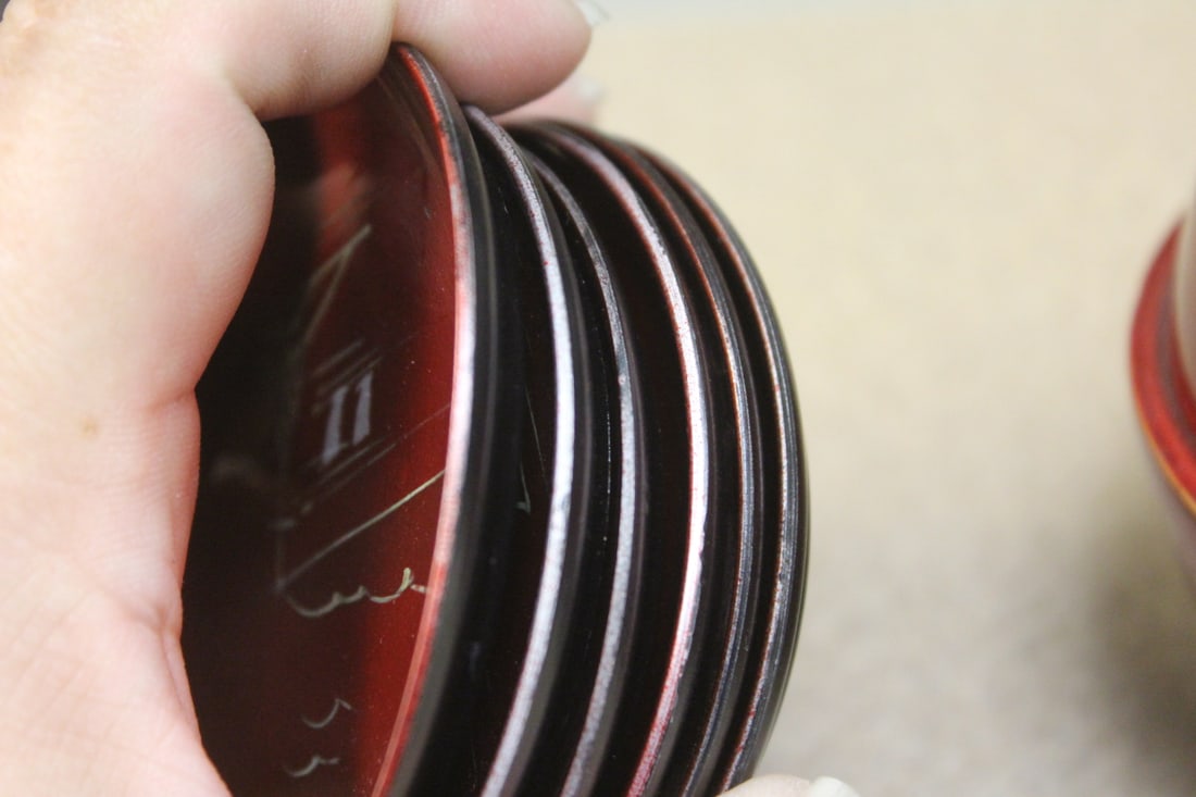 Japanese Lacquer Stacking Plates - 5