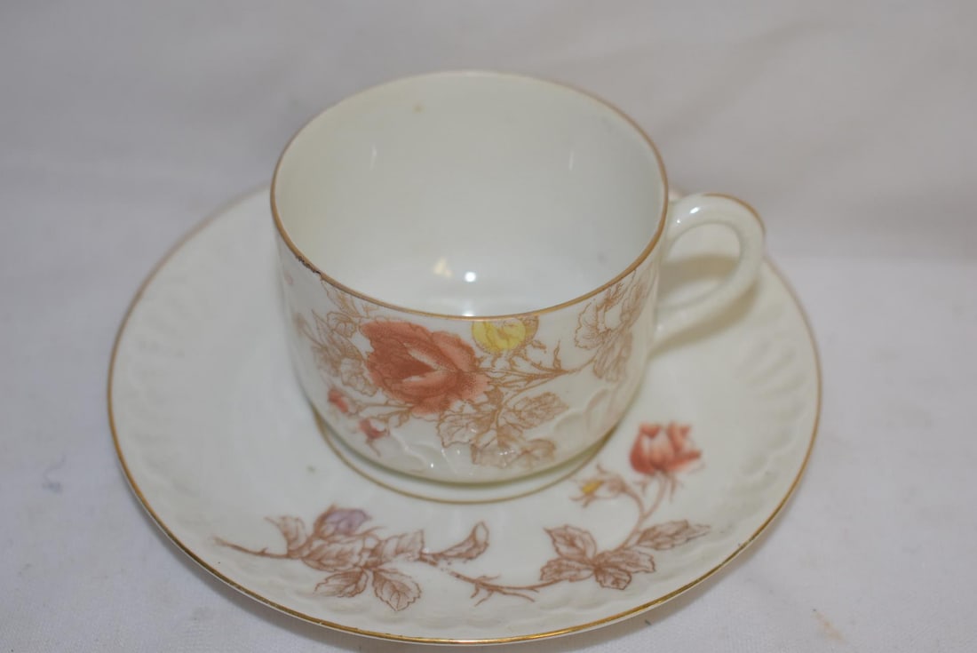 An Imperial Xarlsbad China Cup and Saucer: saucer= 4 1/2" in diameter