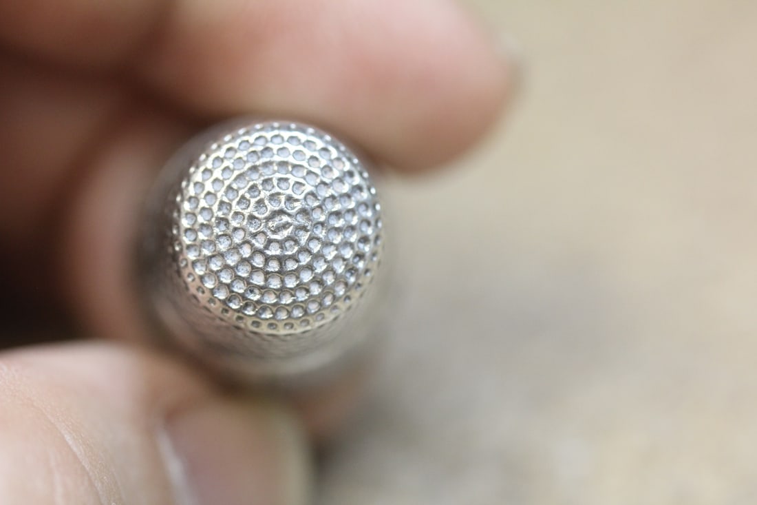 A Sterling Thimble - 2