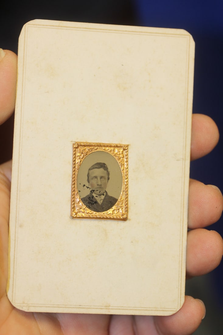 Miniature Tin Type: as shown