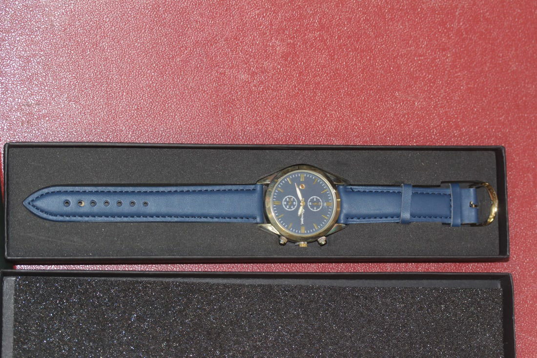 Chronographic Watch: appeared to be new - not tested to see if works or not