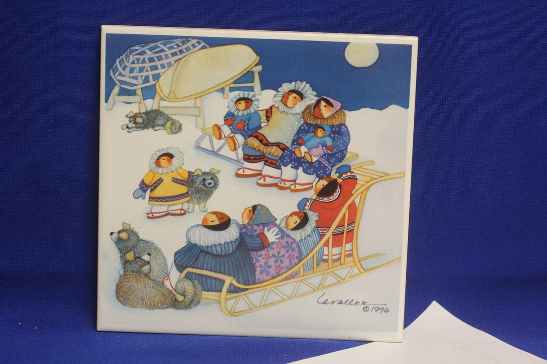 Decorative Wall Hanger Tile: 5 7/8" square